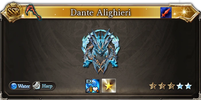 Dante Alighieri Granblue Fantasy Wiki